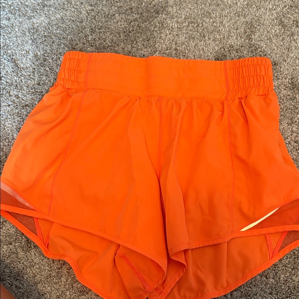 Amazon Women's Athletic Shorts - Vibrant Orange